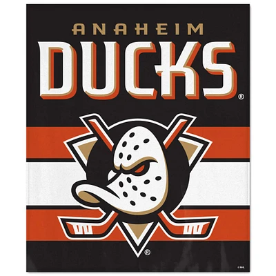 WinCraft Anaheim Ducks Ultra Plush 50" x 60" Throw Blanket