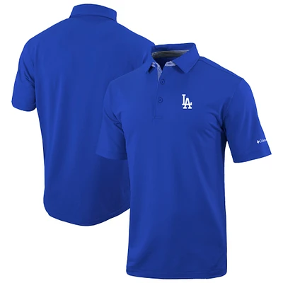 Men's Columbia  Royal Los Angeles Dodgers Omni-Wick Even Lie Polo