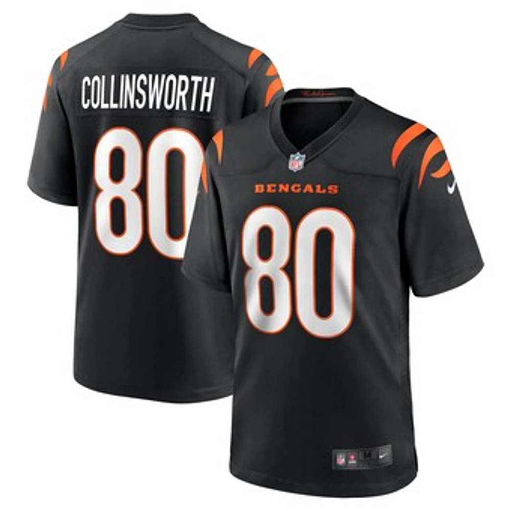 Men's Nike Cris Collinsworth  Black Cincinnati Bengals Team Retired Player Game Jersey