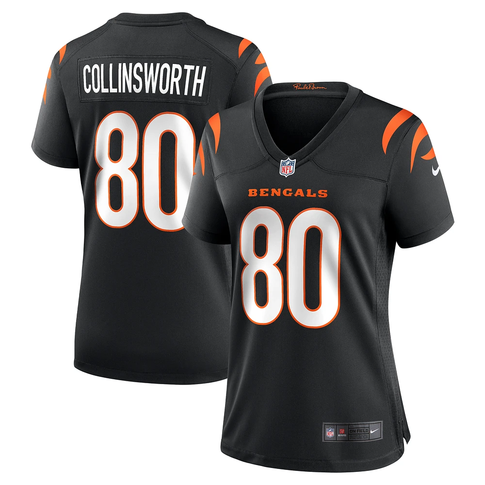 Women's Nike Cris Collinsworth  Black Cincinnati Bengals Team Retired Player Game Jersey