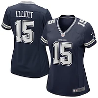 Women's Nike Ezekiel Elliott Navy Dallas Cowboys Game Jersey