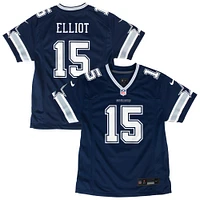 Youth Nike Ezekiel Elliott Navy Dallas Cowboys Game Jersey