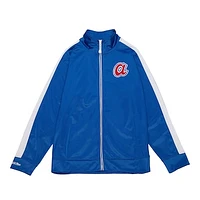 Men's Mitchell & Ness  Royal Atlanta Braves Flashback Full-Zip Track Jacket