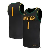 Men's Nike #1 Black Baylor Bears Replica Basketball Jersey