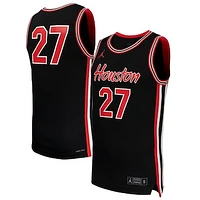 Men's Jordan Brand #27 Black Houston Cougars Replica Basketball Jersey