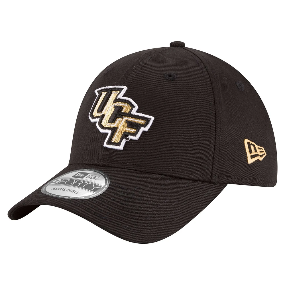 Men's New Era Black UCF Knights The League 9FORTY Adjustable Hat