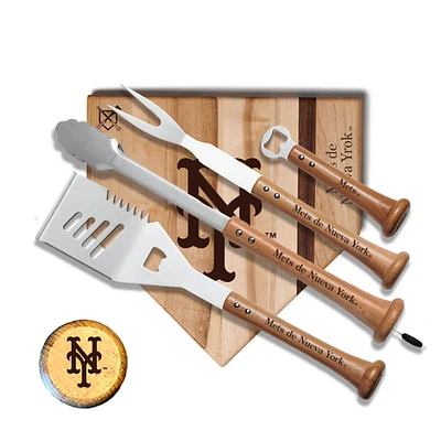 Baseball BBQ Mets de Nueva York 12'' Grand Slam Combo Set