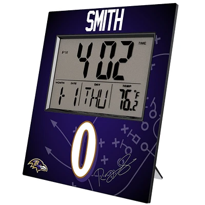 Keyscaper Roquan Smith Baltimore Ravens Digital Desk & Wall Clock
