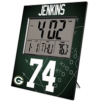 Keyscaper Elgton Jenkins Green Bay Packers Digital Desk & Wall Clock