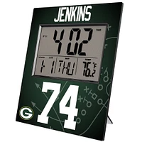 Keyscaper Elgton Jenkins Green Bay Packers Digital Desk & Wall Clock