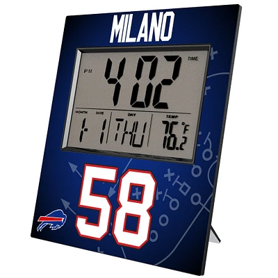 Keyscaper Matt Milano Buffalo Bills Digital Desk & Wall Clock