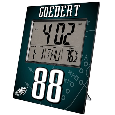 Keyscaper Dallas Goedert Philadelphia Eagles Digital Desk & Wall Clock