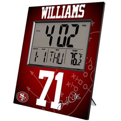 Keyscaper Trent Williams San Francisco 49ers Digital Desk & Wall Clock