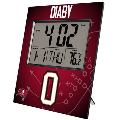 Keyscaper YaYa Diaby Tampa Bay Buccaneers Digital Desk & Wall Clock