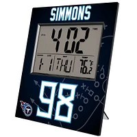 Keyscaper Jeffery Simmons Tennessee Titans Digital Desk & Wall Clock