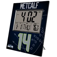 Keyscaper DK Metcalf Seattle Seahawks Digital Desk & Wall Clock