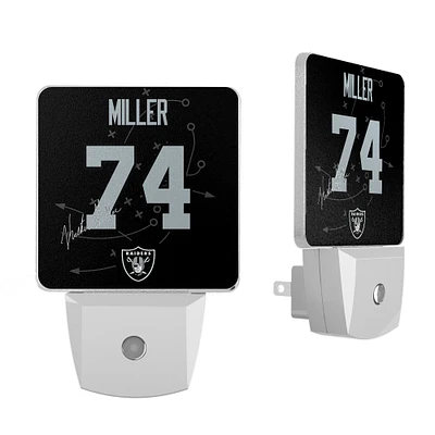 Keyscaper Kolton Miller Las Vegas Raiders  Nightlight 2-Pack