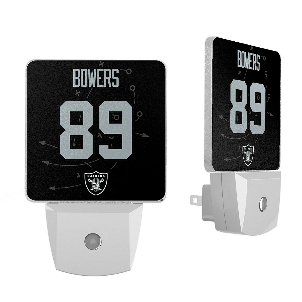 Keyscaper Brock Bowers Las Vegas Raiders Nightlight 2-Pack