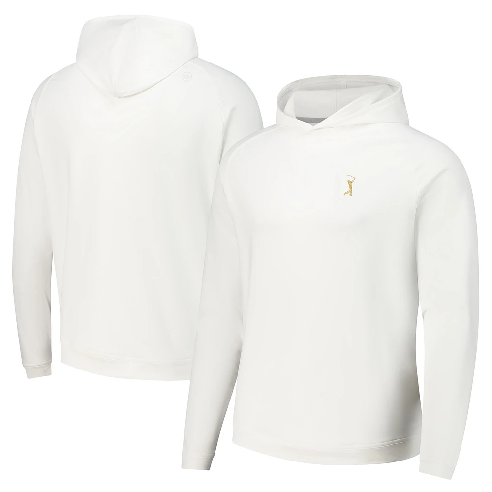 Men's Peter Millar White THE PLAYERS Pine Performance Pullover Hoodie