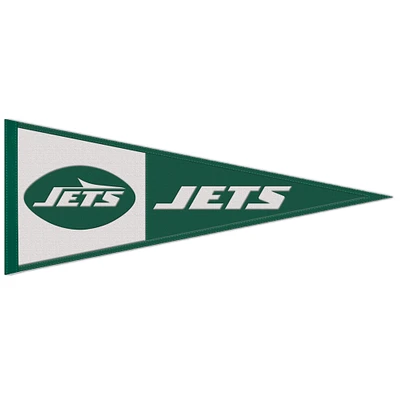 WinCraft New York Jets 13" x 32" Retro Logo Wool Pennant