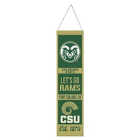 WinCraft Colorado State Rams 8" x 32" Wool Evolution Banner