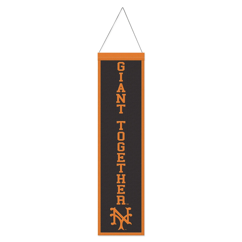 WinCraft San Francisco Giants 8" x 32" Wool Evolution Banner
