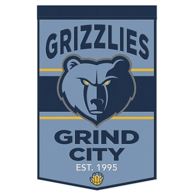 WinCraft Memphis Grizzlies 24" x 38" Wool Slogan Banner