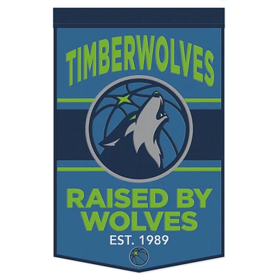 WinCraft Minnesota Timberwolves 24" x 38" Wool Slogan Banner