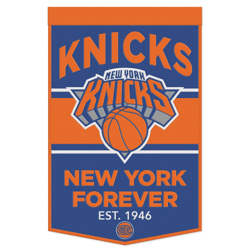WinCraft New York Knicks 24" x 38" Wool Slogan Banner