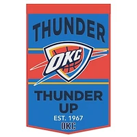 WinCraft Oklahoma City Thunder 24" x 38" Wool Slogan Banner