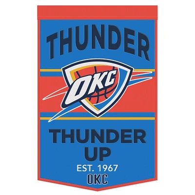 WinCraft Oklahoma City Thunder 24" x 38" Wool Slogan Banner
