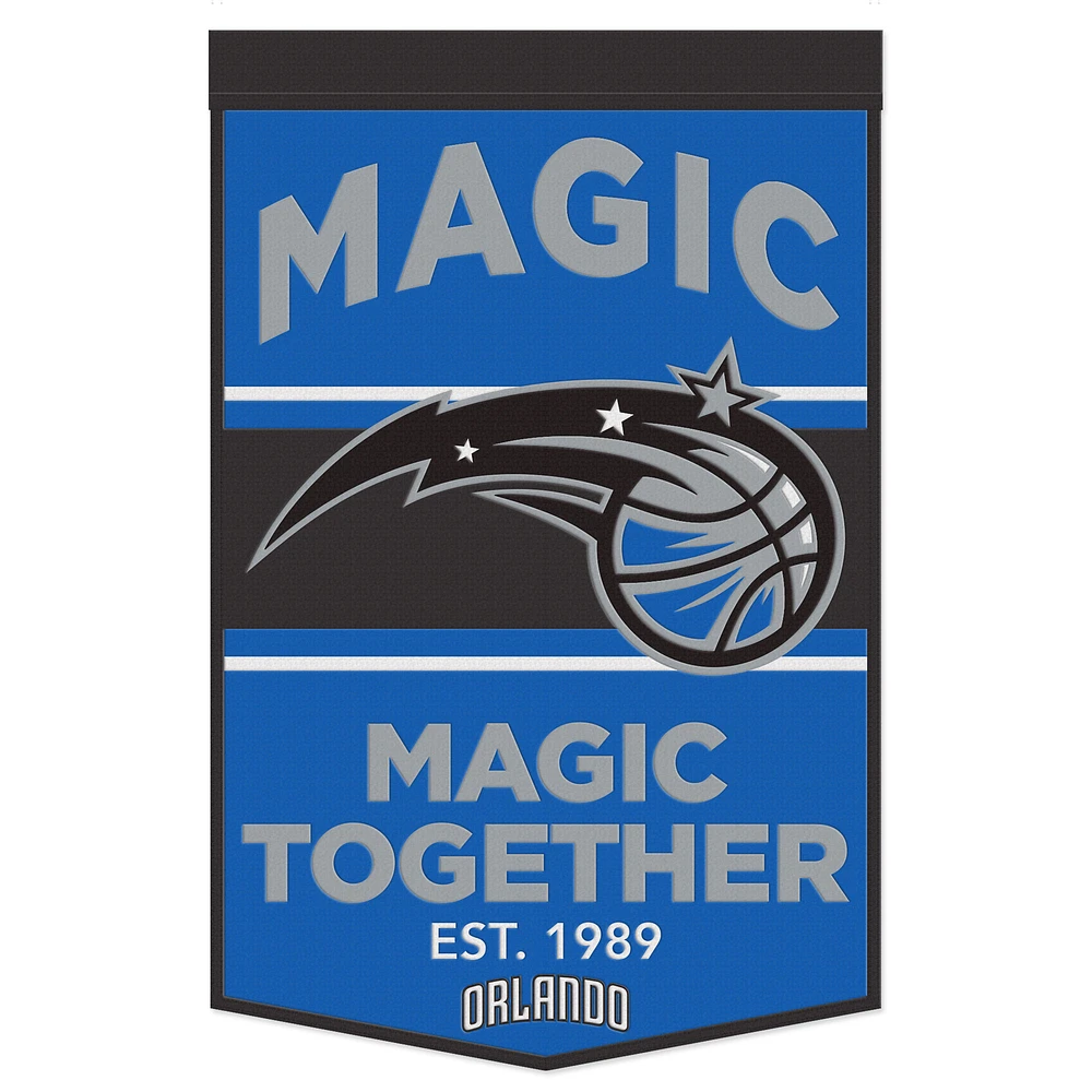 WinCraft Orlando Magic 24" x 38" Wool Slogan Banner