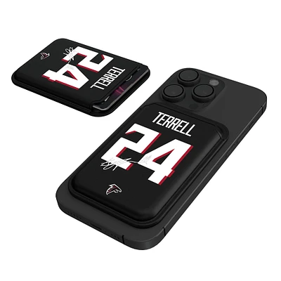 Keyscaper A.J. Terrell Black Atlanta Falcons Magnetic Credit Card Wallet