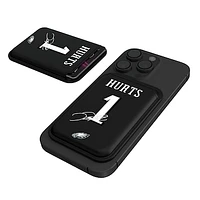 Keyscaper Jalen Hurts Black Philadelphia Eagles Magnetic Credit Card Wallet