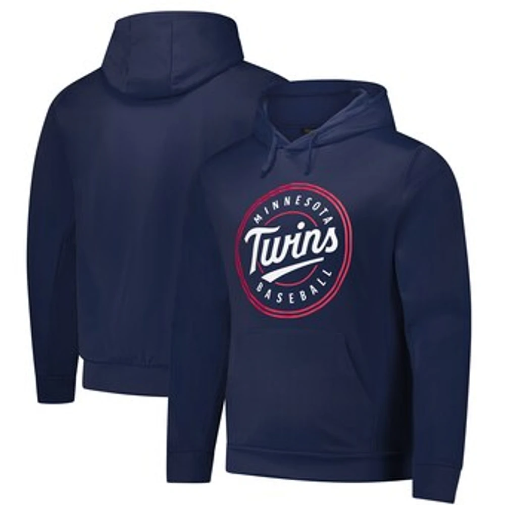 Men's Dunbrooke Navy Minnesota Twins Champion Pullover Hoodie