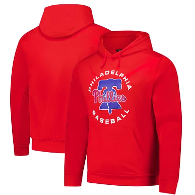 Men's Dunbrooke Red Philadelphia Phillies Champion Pullover Hoodie