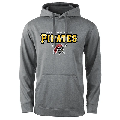 Men's Dunbrooke Gray Pittsburgh Pirates Champion Pullover Hoodie