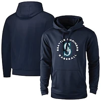 Men's Dunbrooke Navy Seattle Mariners Champion Pullover Hoodie