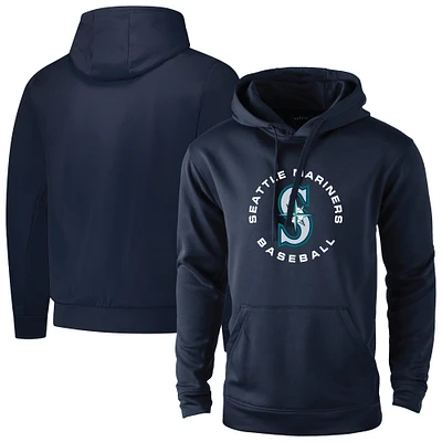 Men's Dunbrooke Navy Seattle Mariners Champion Pullover Hoodie