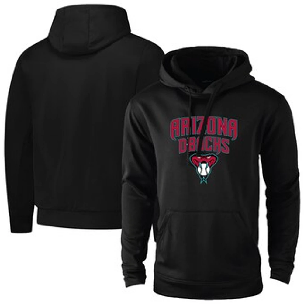 Men's Dunbrooke Black Arizona Diamondbacks Champion Pullover Hoodie