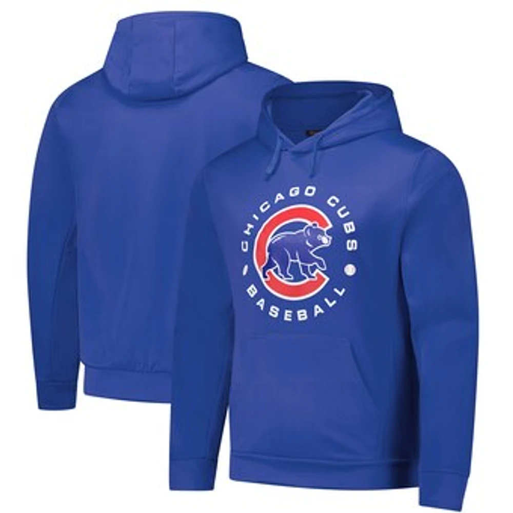 Men's Dunbrooke Royal Chicago Cubs Champion Pullover Hoodie