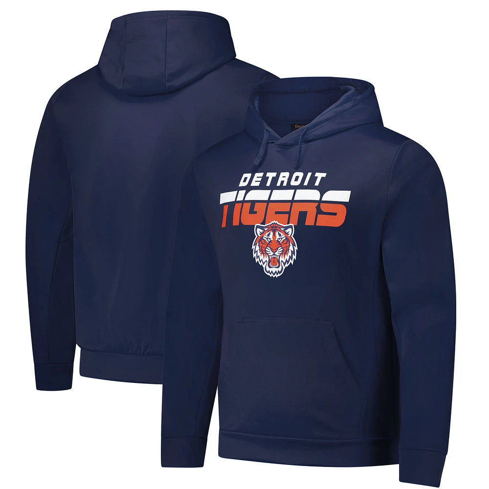 Men's Dunbrooke Navy Detroit Tigers Champion Pullover Hoodie