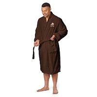 Men's The Northwest Group  Brown Cleveland Browns Retro Logo Silk Touch Robe