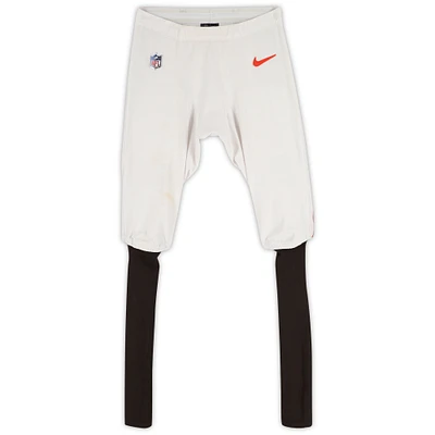 Deshaun Watson Cleveland Browns Game-Used #4 White Pants vs. Dallas Cowboys on September 8, 2024