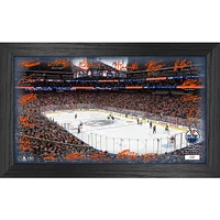 Highland Mint  Edmonton Oilers 12'' x 20'' 2024 Signature Rink Framed Photo