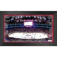 Highland Mint  Montreal Canadiens 12'' x 20'' 2024 Signature Rink Framed Photo