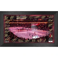 Highland Mint  Ottawa Senators 12'' x 20'' 2024 Signature Rink Framed Photo