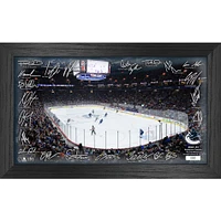 Highland Mint  Vancouver Canucks 12'' x 20'' 2024 Signature Rink Framed Photo