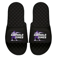Unisex ISlide Sam Darnold Black NFLPA Dimes Slide Sandals