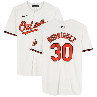 Grayson Rodriguez Baltimore Orioles Autographed White Nike Limited Jersey